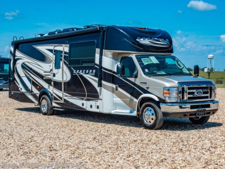 3/12/20 &lt;a href=&quot;http://www.mhsrv.com/coachmen-rv/&quot;&gt;&lt;img src=&quot;http://www.mhsrv.com/images/sold-coachmen.jpg&quot; width=&quot;383&quot; height=&quot;141&quot; border=&quot;0&quot;&gt;&lt;/a&gt;   MSRP $147,421. New 2020 Coachmen Concord 300TS with 3 slide-out rooms is approximately 31 feet in length and features a 4KW generator, front entertainment center with TV/DVD player as well as sound bar, air assist rear suspension, Ford E-450 chassis and a Triton V-10 engine. This amazing RV not only features the Concord Premier Package and Concord Luxury Package but also includes additional options such as the beautiful full body paint exterior, driver &amp; passenger swivel seat, cockpit folding table, removable coach carpet, aluminum rims, hydraulic leveling jacks, bedroom TV, satellite, Wi-Fi Ranger and an exterior windshield cover. For more complete details on this unit and our entire inventory including brochures, window sticker, videos, photos, reviews &amp; testimonials as well as additional information about Motor Home Specialist and our manufacturers please visit us at MHSRV.com or call 800-335-6054. At Motor Home Specialist, we DO NOT charge any prep or orientation fees like you will find at other dealerships. All sale prices include a 200-point inspection, interior &amp; exterior wash, detail service and a fully automated high-pressure rain booth test and coach wash that is a standout service unlike that of any other in the industry. You will also receive a thorough coach orientation with an MHSRV technician, an RV Starter&#39;s kit, a night stay in our delivery park featuring landscaped and covered pads with full hook-ups and much more! Read Thousands upon Thousands of 5-Star Reviews at MHSRV.com and See What They Had to Say About Their Experience at Motor Home Specialist. WHY PAY MORE?... WHY SETTLE FOR LESS?