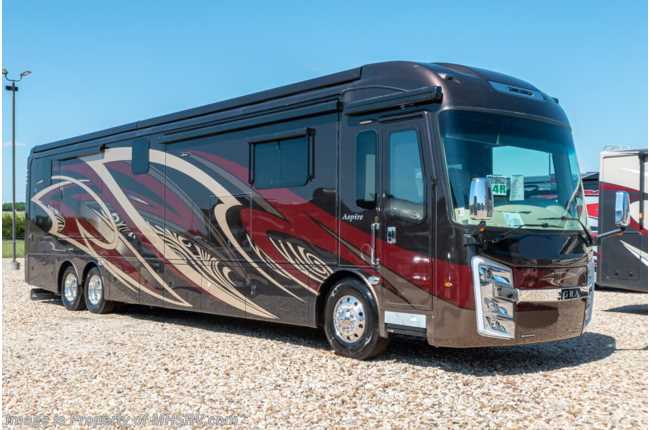 Aspire Rv 2020 Entegra Coach Aspire 44R Bath & 1/2 Bunk Model RV W/Solar & WiFi
