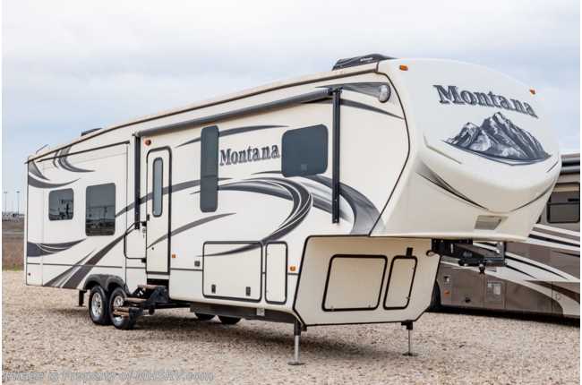 2014 Keystone Montana 3625RE 5th Wheel RV W/Theater Seats, Jacks