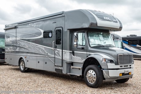 6-3-19 &lt;a href=&quot;http://www.mhsrv.com/other-rvs-for-sale/dynamax-rv/&quot;&gt;&lt;img src=&quot;http://www.mhsrv.com/images/sold-dynamax.jpg&quot; width=&quot;383&quot; height=&quot;141&quot; border=&quot;0&quot;&gt;&lt;/a&gt;   MSRP $324,871. 2019 DynaMax DX3 model 34KD with 2 slides. Perhaps the most luxurious yet affordable Super C motor home on the market! Features include the exclusive D-Max design which maximizes structural integrity &amp; stability, Bilstein oversized shock absorbers, diesel Aqua Hot system, Kenwood dash infotainment system, brake controller, newly designed aerodynamic fiberglass front &amp; rear caps, vacuum-Laminated 2&quot; insulated floor, brake controller, one-piece fiberglass roof, Roto-Formed ribbed storage compartments, side-hinged aluminum compartment doors with paddle latches, integrated Carefree Mirage roof-mounted awnings with LED lighting, heavy duty electric triple series 25 entry step, clear vision frameless windows, Sani-Con emptying system with macerating pump, luxurious porcelain tile flooring, decorative crown molding, MCD day/night shades, solid surface countertops, dual A/Cs with heat pumps, 8KW Onan diesel generator, 3,000 watt inverter with low voltage automatic start and 2 upgraded 4D AGM house batteries. This Model is powered by the 8.9L Cummins 350HP diesel engine with 1,000 lbs. of torque &amp; massive 33,000 lb. Freightliner M-2 chassis with 20,000 lb. hitch and 4 point fully automatic hydraulic leveling jacks. Options include the beautiful full body exterior 4-Color package, cabover loft, solar panels, rear rock guard, washer/dryer, 2 burner electric cooktop IPO gas range, and dash cam DVR with forward collision and departure delay alert. The DX3 also features an exterior entertainment center, Jacobs C-Brake with low/off/high dash switch, Allison transmission, air brakes with 4 wheel ABS, twin aluminum fuel tanks, electric power windows, remote keyless pad at entry door, Blue-Ray home theater system, In-Motion satellite, flush mounted LED ceiling lights, convection microwave, residential refrigerator, touch screen premium AM/FM/CD/DVD radio, GPS with color monitor, color back-up camera and two color side view cameras.  For more complete details on this unit and our entire inventory including brochures, window sticker, videos, photos, reviews &amp; testimonials as well as additional information about Motor Home Specialist and our manufacturers please visit us at MHSRV.com or call 800-335-6054. At Motor Home Specialist, we DO NOT charge any prep or orientation fees like you will find at other dealerships. All sale prices include a 200-point inspection, interior &amp; exterior wash, detail service and a fully automated high-pressure rain booth test and coach wash that is a standout service unlike that of any other in the industry. You will also receive a thorough coach orientation with an MHSRV technician, an RV Starter&#39;s kit, a night stay in our delivery park featuring landscaped and covered pads with full hook-ups and much more! Read Thousands upon Thousands of 5-Star Reviews at MHSRV.com and See What They Had to Say About Their Experience at Motor Home Specialist. WHY PAY MORE?... WHY SETTLE FOR LESS?