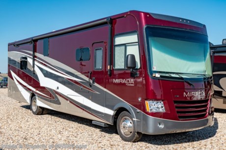 7/13/19 &lt;a href=&quot;http://www.mhsrv.com/coachmen-rv/&quot;&gt;&lt;img src=&quot;http://www.mhsrv.com/images/sold-coachmen.jpg&quot; width=&quot;383&quot; height=&quot;141&quot; border=&quot;0&quot;&gt;&lt;/a&gt;   MSRP $165,594. New 2020 Coachmen Mirada Model 35LS Bath &amp; 1/2. This RV measures approximately 36 feet 10 inches in length and features a bath &amp; 1/2, hardwood cabinet doors and solid surface kitchen counter top. This beautiful RV features the Convenience Package which includes a WiFi ranger, solar prep, stainless steel appliances, exterior speakers, interior speakers in bedroom and a bedroom radio. Additional options include the beautiful full body paint exterior with Diamond Shield paint protection, (2)15,000 BTU A/Cs with heat pump, exterior entertainment center, power driver&#39;s seat and Travel Easy Roadside Assistance. A few standard features that help to set the Mirada apart include solar privacy shades throughout, power windshield shade, flush mounted 3 burner range with oven, tile backsplash, glass door shower, Onan generator, automatic transfer switch for easy set-up, pass-thru storage, 3 camera monitoring system, automatic leveling jacks and much more. For more complete details on this unit and our entire inventory including brochures, window sticker, videos, photos, reviews &amp; testimonials as well as additional information about Motor Home Specialist and our manufacturers please visit us at MHSRV.com or call 800-335-6054. At Motor Home Specialist, we DO NOT charge any prep or orientation fees like you will find at other dealerships. All sale prices include a 200-point inspection, interior &amp; exterior wash, detail service and a fully automated high-pressure rain booth test and coach wash that is a standout service unlike that of any other in the industry. You will also receive a thorough coach orientation with an MHSRV technician, an RV Starter&#39;s kit, a night stay in our delivery park featuring landscaped and covered pads with full hook-ups and much more! Read Thousands upon Thousands of 5-Star Reviews at MHSRV.com and See What They Had to Say About Their Experience at Motor Home Specialist. WHY PAY MORE?... WHY SETTLE FOR LESS?