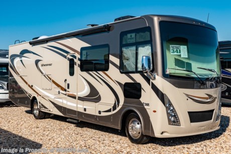 11/14/19 &lt;a href=&quot;http://www.mhsrv.com/thor-motor-coach/&quot;&gt;&lt;img src=&quot;http://www.mhsrv.com/images/sold-thor.jpg&quot; width=&quot;383&quot; height=&quot;141&quot; border=&quot;0&quot;&gt;&lt;/a&gt;   MSRP $155,543. New 2019 Thor Motor Coach Windsport 34J Bunk Model is approximately 35 feet 7 inches in length with a full-wall slide, king size bed, exterior TV, Ford Triton V-10 engine and automatic leveling jacks. Some of the many new features coming to the 2019 Windsport include not only exterior &amp; interior styling updates but also the Firefly Multiplex wiring control system, 10” touchscreen radio &amp; monitor, Wi-Fi extender, stainless steel galley sink, a 360 Siphon Vent, soundbar in the exterior entertainment center and much more. This unit features the optional partial paint exterior. The Thor Motor Coach Windsport RV also features a tinted one piece windshield, heated and enclosed underbelly, black tank flush, LED ceiling lighting, bedroom TV, LED running and marker lights, power driver&#39;s seat, power overhead loft, raised bathroom vanity, frameless windows, power patio awning with LED lighting, night shades, flush covered glass stovetop, kitchen backsplash, refrigerator, microwave and much more. For more complete details on this unit and our entire inventory including brochures, window sticker, videos, photos, reviews &amp; testimonials as well as additional information about Motor Home Specialist and our manufacturers please visit us at MHSRV.com or call 800-335-6054. At Motor Home Specialist, we DO NOT charge any prep or orientation fees like you will find at other dealerships. All sale prices include a 200-point inspection, interior &amp; exterior wash, detail service and a fully automated high-pressure rain booth test and coach wash that is a standout service unlike that of any other in the industry. You will also receive a thorough coach orientation with an MHSRV technician, an RV Starter&#39;s kit, a night stay in our delivery park featuring landscaped and covered pads with full hook-ups and much more! Read Thousands upon Thousands of 5-Star Reviews at MHSRV.com and See What They Had to Say About Their Experience at Motor Home Specialist. WHY PAY MORE?... WHY SETTLE FOR LESS?