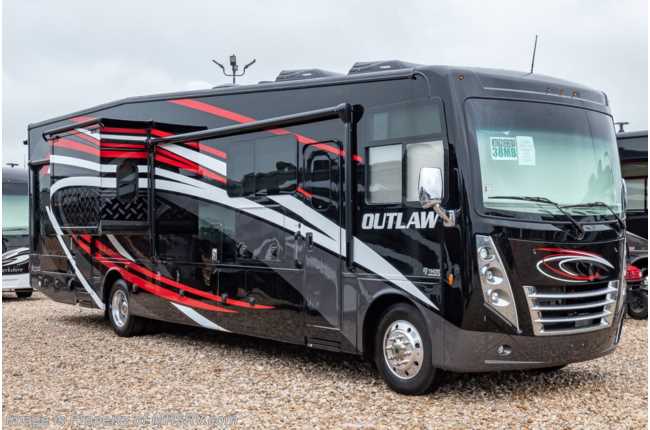 2020 Thor Motor Coach Outlaw Toy Hauler 38MB Toy Hauler RV W/OL RVX Unit Special