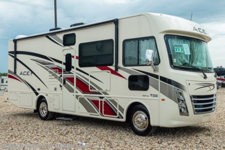 1/2/20 &lt;a href=&quot;http://www.mhsrv.com/thor-motor-coach/&quot;&gt;&lt;img src=&quot;http://www.mhsrv.com/images/sold-thor.jpg&quot; width=&quot;383&quot; height=&quot;141&quot; border=&quot;0&quot;&gt;&lt;/a&gt; MSRP $126,848. New 2020 Thor Motor Coach A.C.E. Model 27.2 is approximately 28 feet 9 inches in length featuring 2 slides, king size bed, modern decor updates, Ford V-10 engine, hydraulic leveling jacks, LED running &amp; marker lights and the beautiful HD-Max exterior. New features for 2020 include 2 new exterior color designs, dual 13.5K BTU A/Cs with 5.5KW gen and 50 amp shore cord (on select floorplans), all new interior decors and stylings, multiple USB charging ports throughout, Winegard ConnecT Wifi extender + 4G and much more. The A.C.E. is the class A &amp; C Evolution. It Combines many of the most popular features of a class A motor home and a class C motor home to make something truly unique to the RV industry. This beautiful RV features the optional single child safety tether. The A.C.E. also features a drop down overhead loft, bedroom TV, exterior entertainment center, attic fans, black tank flush, second auxiliary battery, power side mirrors with integrated side view cameras, a mud-room, roof ladder, generator, electric patio awning with integrated LED lights, AM/FM/CD, stainless steel wheel liners, hitch, valve stem extenders, refrigerator, microwave, water heater, one-piece windshield with &quot;20/20 vision&quot; front cap that helps eliminate heat and sunlight from getting into the drivers vision, cockpit mirrors, slide-out workstation in the dash, floor level cockpit window for better visibility while turning and a &quot;below floor&quot; furnace and water heater helping keep the noise to an absolute minimum and the exhaust away from the kids and pets.  For more complete details on this unit and our entire inventory including brochures, window sticker, videos, photos, reviews &amp; testimonials as well as additional information about Motor Home Specialist and our manufacturers please visit us at MHSRV.com or call 800-335-6054. At Motor Home Specialist, we DO NOT charge any prep or orientation fees like you will find at other dealerships. All sale prices include a 200-point inspection, interior &amp; exterior wash, detail service and a fully automated high-pressure rain booth test and coach wash that is a standout service unlike that of any other in the industry. You will also receive a thorough coach orientation with an MHSRV technician, an RV Starter&#39;s kit, a night stay in our delivery park featuring landscaped and covered pads with full hook-ups and much more! Read Thousands upon Thousands of 5-Star Reviews at MHSRV.com and See What They Had to Say About Their Experience at Motor Home Specialist. WHY PAY MORE?... WHY SETTLE FOR LESS?