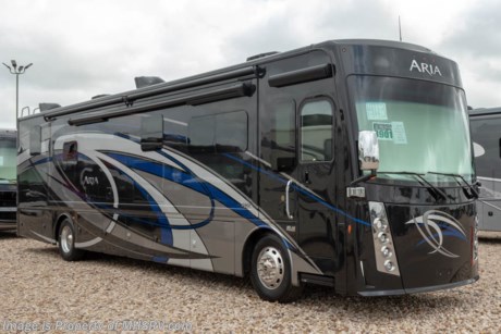 11/14/19 &lt;a href=&quot;http://www.mhsrv.com/thor-motor-coach/&quot;&gt;&lt;img src=&quot;http://www.mhsrv.com/images/sold-thor.jpg&quot; width=&quot;383&quot; height=&quot;141&quot; border=&quot;0&quot;&gt;&lt;/a&gt;   MSRP $319,350. The New 2019 Thor Motor Coach Aria Diesel Pusher Model 3901 bath &amp; &#189; is approximately 39 feet 11 inches in length and features (3) slide-out rooms, bath &amp; 1/2, king size Tilt-A-View inclining bed, large LED HDTV over the fireplace, stainless steel residential refrigerator, solid surface counter tops, stack washer/dryer and (2) ducted 15,000 BTU A/Cs with heat pumps. The Aria is powered by a Cummins 360HP diesel engine, Freightliner XC-R raised rail chassis, Allison automatic transmission Air-Ride suspension and features automatic leveling jacks with touch pad controls, touchscreen dash radio with GPS, polished tile floors, Multiplex control system with smartphone app, Winegard ConnecT 4G/Wi-Fi system, JBL Bluetooth soundbar for home theater, pop-up outlet/USB charger on the kitchen countertops, 360 Siphon Vent cap, metal adjustable shelving throughout, cockpit TV when available and much more. For more complete details on this unit and our entire inventory including brochures, window sticker, videos, photos, reviews &amp; testimonials as well as additional information about Motor Home Specialist and our manufacturers please visit us at MHSRV.com or call 800-335-6054. At Motor Home Specialist, we DO NOT charge any prep or orientation fees like you will find at other dealerships. All sale prices include a 200-point inspection, interior &amp; exterior wash, detail service and a fully automated high-pressure rain booth test and coach wash that is a standout service unlike that of any other in the industry. You will also receive a thorough coach orientation with an MHSRV technician, an RV Starter&#39;s kit, a night stay in our delivery park featuring landscaped and covered pads with full hook-ups and much more! Read Thousands upon Thousands of 5-Star Reviews at MHSRV.com and See What They Had to Say About Their Experience at Motor Home Specialist. WHY PAY MORE?... WHY SETTLE FOR LESS?