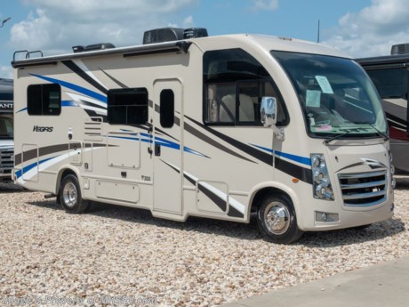 11/14/19 &lt;a href=&quot;http://www.mhsrv.com/thor-motor-coach/&quot;&gt;&lt;img src=&quot;http://www.mhsrv.com/images/sold-thor.jpg&quot; width=&quot;383&quot; height=&quot;141&quot; border=&quot;0&quot;&gt;&lt;/a&gt;   MSRP $118,486. New 2020 Thor Motor Coach Vegas RUV Model 24.1. This RV measures approximately 25 feet 6 inches in length and features a drop-down overhead loft, exterior TV, a slide-out and a bedroom TV. New features for 2020 include the Winegard Connect 2.0 WiFi, rotary battery disconnect switch, adjustable shelving bracketry, BM Pro Multiplex system, and a Dometic 2 burner cooktop with glass cover. This beautiful RV features the optional heated holding tanks, electric stabilizing system and a power driver&#39;s seat. The Vegas also boasts an impressive list of standard features including power privacy shade on windshield, tankless water heater, touchscreen radio that features navigation and back-up monitor, frameless windows, heated remote exterior mirrors with integrated sideview cameras, lateral power patio awning with integrated LED lighting and much more. For more complete details on this unit and our entire inventory including brochures, window sticker, videos, photos, reviews &amp; testimonials as well as additional information about Motor Home Specialist and our manufacturers please visit us at MHSRV.com or call 800-335-6054. At Motor Home Specialist, we DO NOT charge any prep or orientation fees like you will find at other dealerships. All sale prices include a 200-point inspection, interior &amp; exterior wash, detail service and a fully automated high-pressure rain booth test and coach wash that is a standout service unlike that of any other in the industry. You will also receive a thorough coach orientation with an MHSRV technician, an RV Starter&#39;s kit, a night stay in our delivery park featuring landscaped and covered pads with full hook-ups and much more! Read Thousands upon Thousands of 5-Star Reviews at MHSRV.com and See What They Had to Say About Their Experience at Motor Home Specialist. WHY PAY MORE?... WHY SETTLE FOR LESS?