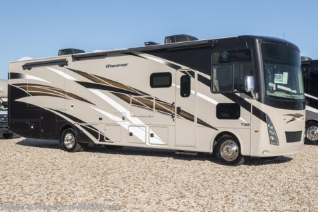 8/5/20 &lt;a href=&quot;http://www.mhsrv.com/thor-motor-coach/&quot;&gt;&lt;img src=&quot;http://www.mhsrv.com/images/sold-thor.jpg&quot; width=&quot;383&quot; height=&quot;141&quot; border=&quot;0&quot;&gt;&lt;/a&gt;  MSRP $161,791. New 2020 Thor Motor Coach Windsport 35M is approximately 36 feet 9 inches in length with 2 slide-outs, king size bed, exterior TV, Ford Triton V-10 engine and automatic leveling jacks. Some of the many new features coming to the 2020 Windsport include all new exterior graphics and partial paints, multipule USB charging ports throughout, metal shelf brackets, backlit Firefly multiplex entry switch, Winegard ConnecT WiFi extender +4G and much more. This unit features the optional partial paint exterior and child safety tether. The Thor Motor Coach Windsport RV also features a tinted one piece windshield, heated and enclosed underbelly, black tank flush, LED ceiling lighting, bedroom TV, LED running and marker lights, power driver&#39;s seat, power overhead loft, power patio awning with LED lighting, night shades, flush covered glass stovetop, refrigerator, microwave and much more. For more complete details on this unit and our entire inventory including brochures, window sticker, videos, photos, reviews &amp; testimonials as well as additional information about Motor Home Specialist and our manufacturers please visit us at MHSRV.com or call 800-335-6054. At Motor Home Specialist, we DO NOT charge any prep or orientation fees like you will find at other dealerships. All sale prices include a 200-point inspection, interior &amp; exterior wash, detail service and a fully automated high-pressure rain booth test and coach wash that is a standout service unlike that of any other in the industry. You will also receive a thorough coach orientation with an MHSRV technician, an RV Starter&#39;s kit, a night stay in our delivery park featuring landscaped and covered pads with full hook-ups and much more! Read Thousands upon Thousands of 5-Star Reviews at MHSRV.com and See What They Had to Say About Their Experience at Motor Home Specialist. WHY PAY MORE?... WHY SETTLE FOR LESS?