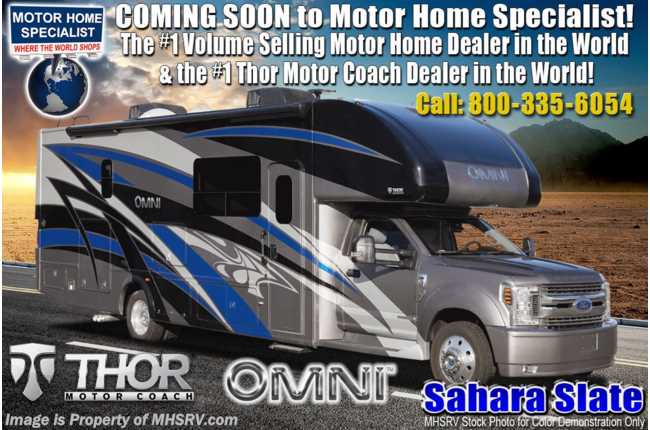 2020 Thor Motor Coach Omni BH35 Bath &amp; 1/2 330HP Diesel Super C W/  King