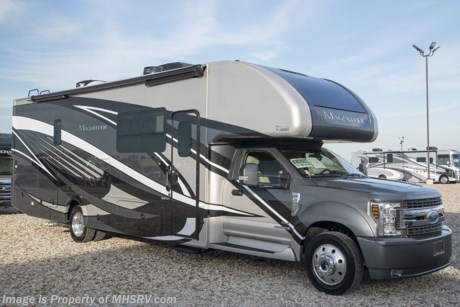 7/25/20 &lt;a href=&quot;http://www.mhsrv.com/thor-motor-coach/&quot;&gt;&lt;img src=&quot;http://www.mhsrv.com/images/sold-thor.jpg&quot; width=&quot;383&quot; height=&quot;141&quot; border=&quot;0&quot;&gt;&lt;/a&gt; MSRP $220,538. New 2020 Thor Motor Coach Magnitude SV34 Super C is approximately 35 feet 6 inches in length with a full wall slide, 330hp Powerstroke 6.7L diesel engine with 750 lb.-ft. torque, F-550XLT chassis, 10K lb. hitch, Mobile Eye driver assistance will collision and lane-departure warning, SYNC 3 Enhanced Voice Recognition Communications and Entertainment System, 8&quot; Color LCD touchscreen with swiping capability, 911 assist, AppLink and smart-charging USB ports and navigation. This beautiful RV also features the optional 4x4 chassis and the single child safety tether. The Magnitude Super C also features a 3 camera monitoring system, aluminum wheels, automatic leveling jacks, power patio awning with LED lighting, frameless windows, keyless entry, residential refrigerator, large OTR convection microwave, solid surface kitchen counter top, ball bearing drawer guides, King size bed, large TV in living area, exterior entertainment center with sound bar, Wi-Fi Ranger/Extender, 6KW Onan diesel generator with automatic generator start, multiplex wiring control system, tankless water heater, 1800-watt inverter and much more. For more complete details on this unit and our entire inventory including brochures, window sticker, videos, photos, reviews &amp; testimonials as well as additional information about Motor Home Specialist and our manufacturers please visit us at MHSRV.com or call 800-335-6054. At Motor Home Specialist, we DO NOT charge any prep or orientation fees like you will find at other dealerships. All sale prices include a 200-point inspection, interior &amp; exterior wash, detail service and a fully automated high-pressure rain booth test and coach wash that is a standout service unlike that of any other in the industry. You will also receive a thorough coach orientation with an MHSRV technician, an RV Starter&#39;s kit, a night stay in our delivery park featuring landscaped and covered pads with full hook-ups and much more! Read Thousands upon Thousands of 5-Star Reviews at MHSRV.com and See What They Had to Say About Their Experience at Motor Home Specialist. WHY PAY MORE?... WHY SETTLE FOR LESS?