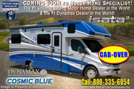 10/4/19 &lt;a href=&quot;http://www.mhsrv.com/other-rvs-for-sale/dynamax-rv/&quot;&gt;&lt;img src=&quot;http://www.mhsrv.com/images/sold-dynamax.jpg&quot; width=&quot;383&quot; height=&quot;141&quot; border=&quot;0&quot;&gt;&lt;/a&gt;    MSRP $143,421. The 2020 DynaMax Isata 3 Series model 24FW is approximately 24 feet 7 inches in length and is backed by Dynamax’s industry-leading Two-Year limited Warranty. A few popular features include power stabilizing system, 7&quot; Kenwood dash infotainment center, leatherette driver and passenger seats, GPS navigation, color 3 camera monitoring system, R-8 insulated sidewalls &amp; floor, tinted frameless windows, full extension drawer guides, privacy shades, solid surface countertops &amp; backsplash, inverter and tank-less on-demand water heater. Optional features includes the beautiful full body paint, solar panels, cab-over loft, automatic 4-point hydraulic leveling jacks IPO rear stabilizers, tire pressure monitoring system, sofa with pedestal table IPO dinette, cocktail table between cab seats, cab seat booster cushions, Remis cab window shade system IPO solar shades, Mobileye Collison Avoidance System and an In-Dash Garmin RV navigation system. The Isata 3 is powered by the Mercedes-Benz Sprinter chassis, 3.0L V6 diesel engine featuring a 5,000 lb. hitch. For 2 year limited warranty details contact Dynamax or a MHSRV representative. For more complete details on this unit and our entire inventory including brochures, window sticker, videos, photos, reviews &amp; testimonials as well as additional information about Motor Home Specialist and our manufacturers please visit us at MHSRV.com or call 800-335-6054. At Motor Home Specialist, we DO NOT charge any prep or orientation fees like you will find at other dealerships. All sale prices include a 200-point inspection, interior &amp; exterior wash, detail service and a fully automated high-pressure rain booth test and coach wash that is a standout service unlike that of any other in the industry. You will also receive a thorough coach orientation with an MHSRV technician, an RV Starter&#39;s kit, a night stay in our delivery park featuring landscaped and covered pads with full hook-ups and much more! Read Thousands upon Thousands of 5-Star Reviews at MHSRV.com and See What They Had to Say About Their Experience at Motor Home Specialist. WHY PAY MORE?... WHY SETTLE FOR LESS?