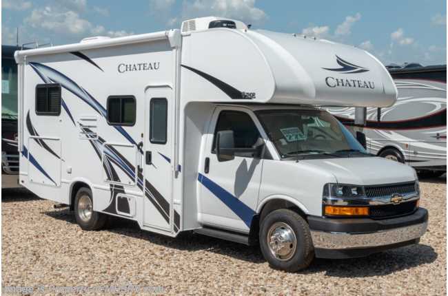 2020 Thor Motor Coach Chateau 22E W/Ext TV, 15K A/C, 2 Batts, Heated Tanks, 3-Cameras &amp; More!