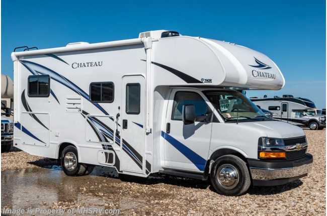 2020 Thor Motor Coach Chateau 22E W/ 3-Cameras, 2 Batts, Ext TV, 15K A/C, Heated Tanks &amp; More!