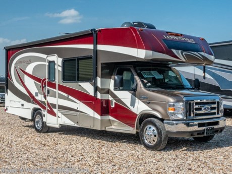 7/25/20 &lt;a href=&quot;http://www.mhsrv.com/coachmen-rv/&quot;&gt;&lt;img src=&quot;http://www.mhsrv.com/images/sold-coachmen.jpg&quot; width=&quot;383&quot; height=&quot;141&quot; border=&quot;0&quot;&gt;&lt;/a&gt; MSRP $130,563. New 2020 Coachmen Leprechaun Model 260DS. This Luxury Class C RV measures approximately 27 feet 5 inches in length and is powered by a Ford Triton V-10 engine and E-450 Super Duty chassis. This beautiful RV includes the Leprechaun Premier Package which features a molded fiberglass front wrap with LED accent lights, tinted windows, stainless steel wheel inserts, metal running boards, power patio awning with LED light strip, LED exterior &amp; interior lighting, dash radio with backup camera &amp; bluetooth, recessed 3 burner cooktop with glass cover, 1-piece countertops, roller bearing drawer guides, glass shower door, night shades, Onan generator, coach TV, air assist suspension, power tower, upgraded faucets and shower head, exterior shower, Travel Easy Roadside Assistance &amp; Azdel composite sidewalls. Additional options include the beautiful full body paint exterior, dual recliners, driver and passenger swivel seats, cockpit folding table, side by side refrigerator, solid surface counter tops with stainless steel sink and faucet, exterior camp kitchen table, sideview cameras, upgraded A/C with heat pump, exterior windshield cover, heated holding tank pads, aluminum rims, hydraulic leveling jacks, molded fiberglass front cap with LED light strip and window, bedroom TV and DVD player, exterior entertainment center, Tailgater satellite dome and receiver, WiFi ranger and a spare tire. This amazing class C also features the Leprechaun Comfort and Convenience package that touch screen radio and backup monitor with CarPlay, convection microwave, upgraded mattress, 6 gallon electric &amp; gas water heater, heated and remote side mirrors, 2 tone seat covers, cab over &amp; bedroom power vent fan, dual coach batteries and slide-out awning toppers. For more complete details on this unit and our entire inventory including brochures, window sticker, videos, photos, reviews &amp; testimonials as well as additional information about Motor Home Specialist and our manufacturers please visit us at MHSRV.com or call 800-335-6054. At Motor Home Specialist, we DO NOT charge any prep or orientation fees like you will find at other dealerships. All sale prices include a 200-point inspection, interior &amp; exterior wash, detail service and a fully automated high-pressure rain booth test and coach wash that is a standout service unlike that of any other in the industry. You will also receive a thorough coach orientation with an MHSRV technician, an RV Starter&#39;s kit, a night stay in our delivery park featuring landscaped and covered pads with full hook-ups and much more! Read Thousands upon Thousands of 5-Star Reviews at MHSRV.com and See What They Had to Say About Their Experience at Motor Home Specialist. WHY PAY MORE?... WHY SETTLE FOR LESS?