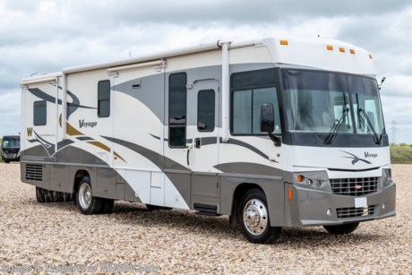 6-3-19 &lt;a href=&quot;http://www.mhsrv.com/winnebago-rvs/&quot;&gt;&lt;img src=&quot;http://www.mhsrv.com/images/sold-winnebago.jpg&quot; width=&quot;383&quot; height=&quot;141&quot; border=&quot;0&quot;&gt;&lt;/a&gt;  Used Winnebago RV for Sale- 2008Winnebago Voyage 35A with 3 slides and 32,448 miles. This RV is approximately 35 feet 10 inches in length and features a Ford V10 engine, Ford chassis, automatic hydraulic leveling system, aluminum wheels, 3 camera monitoring system, ducted A/C with heat pump, 5.5KW Onan gas generator, driver door, power window, electric &amp; gas water heater, power patio awning, side swing baggage doors, black tank rinsing system, water filtration system, exterior shower, booth converts to sleeper, dual pane windows, power roof vent, day/night shades, solid surface kitchen counter, convection microwave, 3 burner range, glass door shower, 2 flat panel TVs and much more. For additional information and photos please visit Motor Home Specialist at www.MHSRV.com or call 800-335-6054.
