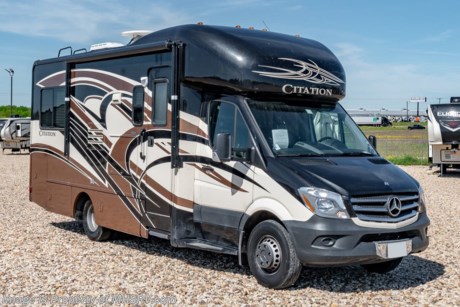 8/14/19 &lt;a href=&quot;http://www.mhsrv.com/thor-motor-coach/&quot;&gt;&lt;img src=&quot;http://www.mhsrv.com/images/sold-thor.jpg&quot; width=&quot;383&quot; height=&quot;141&quot; border=&quot;0&quot;&gt;&lt;/a&gt;  **Consignment** Used Thor Motor Coach RV for Sale- 2014 Thor Citation 24ST with 1 slide and 12,576 miles. This RV is approximately 25 feet 10 inches in length and features a Mercedes Benz diesel engine, Sprinter chassis, 5K lb. hitch, rear camera, ducted A/C, Generac generator, electric &amp; gas water heater, power patio awning, side swing baggage doors, LED running lights, exterior shower, exterior entertainment center, night shades, solid surface kitchen counter, 2 burner range, flat panel TV and much more. For additional information and photos please visit Motor Home Specialist at www.MHSRV.com or call 800-335-6054.