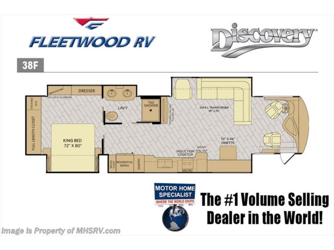 38 Rv 2019 Fleetwood Discovery 38F #AFW042030912 - For Sale in Alvarado, TX