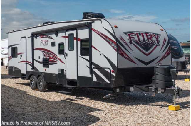 2018 Prime Time Fury 2910 Toy Hauler Travel Trailer RV for Sale W/ Theater Seats