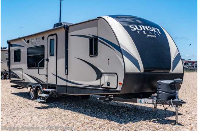 2018 CrossRoads Sunset Trail Super Lite SS291RK Travel Trailer RV for Sale at MHSRV W/ Theater Seats