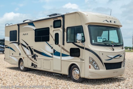 11/14/19 &lt;a href=&quot;http://www.mhsrv.com/thor-motor-coach/&quot;&gt;&lt;img src=&quot;http://www.mhsrv.com/images/sold-thor.jpg&quot; width=&quot;383&quot; height=&quot;141&quot; border=&quot;0&quot;&gt;&lt;/a&gt;   Used Thor Motor Coach RV for Sale- 2017 Thor ACE 30.4 with 1 slide and 18,620 miles. This RV is approximately 30 feet 6 inches in length and features a Ford V10 engine, Ford chassis, automatic hydraulic leveling system, 3 camera monitoring system, 2 ducted A/Cs, 5.5KW Onan gas generator, GPS, electric &amp; gas water heater, power patio awning, side swing baggage doors, black tank rinsing system, water filtration system, exterior shower, exterior entertainment center, booth converts to sleeper, day/night shades, sink covers, microwave, 3 burner range with oven, glass door shower, power drop-down loft, 3 flat panel TVs and much more. For additional information and photos please visit Motor Home Specialist at www.MHSRV.com or call 800-335-6054.