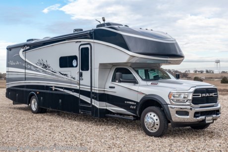 /sold 8/6/20  MSRP $213,324. The 2020 Dynamax Isata 5 Series model 36DS Super C is approximately 36 feet 5 inches in length and is backed by Dynamax’s industry-leading limited Two-Year Coach Warranty. Features include 2 slides, king bed, 8KW Onan generator, ESC suspension &amp; stability, fiberglass roof, leatherette reclining captains chairs, remote key-less entry, front cab over loft area, roller shades, full extension drawer guides, LED TV in living area, residential refrigerator, convection microwave oven, solid surface kitchen counter, inverter, automatic generator start, exterior shower and tank-less on-demand water heater. Optional features includes the beautiful full body paint, 4x4 chassis upgrade, solar panels, rear rock guard and the Mobileye Collision Avoidance System. The Isata 5 Series is powered by the Ram&#174; 5500 SLT Chassis, 6.7L I6 Cummins&#174; Turbo Diesel 325HP engine, 6-Speed automatic transmission and features a 10,000 lb. hitch. For 2 year limited warranty details contact Dynamax or a MHSRV representative. For more complete details on this unit and our entire inventory including brochures, window sticker, videos, photos, reviews &amp; testimonials as well as additional information about Motor Home Specialist and our manufacturers please visit us at MHSRV.com or call 800-335-6054. At Motor Home Specialist, we DO NOT charge any prep or orientation fees like you will find at other dealerships. All sale prices include a 200-point inspection, interior &amp; exterior wash, detail service and a fully automated high-pressure rain booth test and coach wash that is a standout service unlike that of any other in the industry. You will also receive a thorough coach orientation with an MHSRV technician, an RV Starter&#39;s kit, a night stay in our delivery park featuring landscaped and covered pads with full hook-ups and much more! Read Thousands upon Thousands of 5-Star Reviews at MHSRV.com and See What They Had to Say About Their Experience at Motor Home Specialist. WHY PAY MORE?... WHY SETTLE FOR LESS?