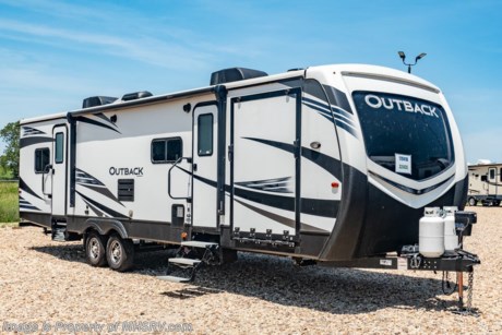 11/14/19 &lt;a href=&quot;http://www.mhsrv.com/travel-trailers/&quot;&gt;&lt;img src=&quot;http://www.mhsrv.com/images/sold-traveltrailer.jpg&quot; width=&quot;383&quot; height=&quot;141&quot; border=&quot;0&quot;&gt;&lt;/a&gt;   Used Keystone RV for Sale- 2019 Keystone Outback 324CG with 2 slides. This RV is approximately 37 feet 4 inches in length and features an automatic leveling system, aluminum wheels, 2 ducted A/Cs, heat pump, electric &amp; gas water heater, power patio awning, side swing baggage doors, LED running lights, black tank rinsing system, water filtration system, booth converts to sleeper, fireplace, solar/black-out shades, microwave, 3 burner range with oven, glass door shower, theater seats, 2 flat panel TVs and much more. For additional information and photos please visit Motor Home Specialist at www.MHSRV.com or call 800-335-6054.