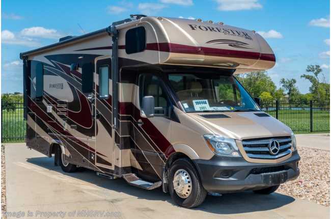 2018 Forest River Forester MBS 2401R Sprinter Diesel RV for Sale W/ OH Loft &amp; Ext TV