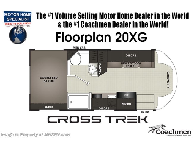 2020 Coachmen Cross Trek 20XG - New Class C For Sale by Motor Home Specialist in Alvarado, Texas