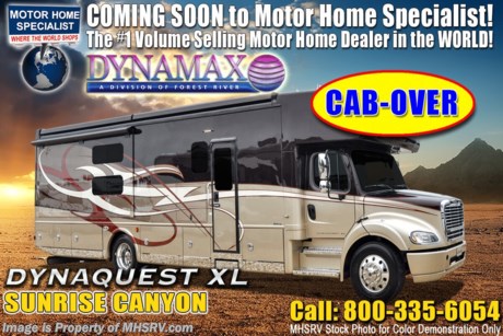 1/2/20 &lt;a href=&quot;http://www.mhsrv.com/other-rvs-for-sale/dynamax-rv/&quot;&gt;&lt;img src=&quot;http://www.mhsrv.com/images/sold-dynamax.jpg&quot; width=&quot;383&quot; height=&quot;141&quot; border=&quot;0&quot;&gt;&lt;/a&gt; MSRP $382,039. New 2020 Dynamax Dynaquest XL 3801TS. This diesel motorhome is approximately 39 feet 2 inches in length and features 3 slides, king bed, Freightliner M2-112 chassis and Cummins 8.9L engine with 450HP and 1,250 lb.-ft. of torque. The Dynaquest XL is the perfect combination of brute force and refined living space in a Super C package! Options include a cab over bed with TV, solar panels, washer/dryer and dual reclining theater seats IPO sofa. This luxurious RV boasts an impressive list of standard features that include a 20K lb. hitch, LED headlights, In-Dash Garmin RV navigation, Mobileye Collision Avoidance system, JBL Premium cab sound system, tire pressure monitoring system, dual-stage C brake, powder and liquid coated steel frame chassis, full coverage heavy duty undercoating, chrome power mirrors with heat, front and rear fiberglass cap, four point fully automatic hydraulic leveling system, keyless pad at entry door, roof-mounted integrated armless patio awning with LED lighting, ultra leather furniture, coordinating fabric window treatments and lambrequins with hardwood and crown, day/night roller shades, quartz counter tops, Blu-Ray home theater system in living area, Corian shower with glass door, LED flush-mount ceiling lights, 50 amp power cord reel, 3,000W inverter, 8KW Onan generator with AGS and auto transfer switch, diesel Aqua Hot, multiplex wiring, macerator system, whole coach water purification system and much more. For more complete details on this unit and our entire inventory including brochures, window sticker, videos, photos, reviews &amp; testimonials as well as additional information about Motor Home Specialist and our manufacturers please visit us at MHSRV.com or call 800-335-6054. At Motor Home Specialist, we DO NOT charge any prep or orientation fees like you will find at other dealerships. All sale prices include a 200-point inspection, interior &amp; exterior wash, detail service and a fully automated high-pressure rain booth test and coach wash that is a standout service unlike that of any other in the industry. You will also receive a thorough coach orientation with an MHSRV technician, an RV Starter&#39;s kit, a night stay in our delivery park featuring landscaped and covered pads with full hook-ups and much more! Read Thousands upon Thousands of 5-Star Reviews at MHSRV.com and See What They Had to Say About Their Experience at Motor Home Specialist. WHY PAY MORE?... WHY SETTLE FOR LESS?