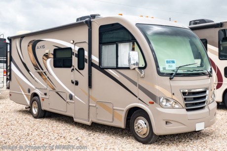 11/14/19 &lt;a href=&quot;http://www.mhsrv.com/thor-motor-coach/&quot;&gt;&lt;img src=&quot;http://www.mhsrv.com/images/sold-thor.jpg&quot; width=&quot;383&quot; height=&quot;141&quot; border=&quot;0&quot;&gt;&lt;/a&gt;   Used Thor Motor Coach RV for Sale- 2016 Thor Axis 25.3 with 1 slide and 7,950 miles. This RV is approximately 26 feet 6 inches in length and features a Ford engine, Ford chassis, aluminum wheels, 8K lb. hitch, 3 camera monitoring system, ducted A/C, gas generator, power visor, electric &amp; gas water heater, power patio awning, pass-thru storage with side swing baggage doors, LED running lights, black tank rinsing system, water filtration system, exterior shower, exterior entertainment center, fiberglass roof with ladder, solar/black-out shades, convection microwave, 3 burner range, power drop-down loft, 3 flat panel TVs and much more. For additional information and photos please visit Motor Home Specialist at www.MHSRV.com or call 800-335-6054.