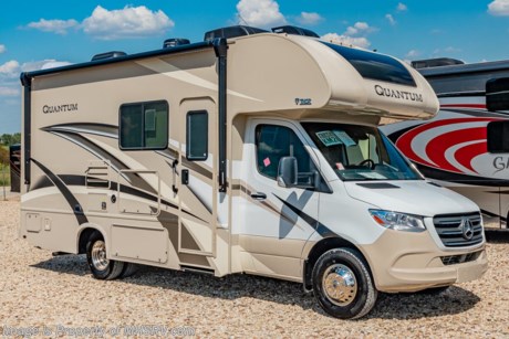 /SOLD 8/9/20 MSRP $128,731. The new 2020 Quantum Class C RV Model KM24 is approximately 24 feet 8 inches in length with a full-wall slide, electric stabilizing system, instant tankless water heater, 3.0L V6 Mercedes engine with 188HP and a Mercedes Benz Sprinter chassis. Options include the Platinum package which features roller shades, solid surface kitchen countertop, exterior shower, integrated back-up camera with monitor on the touchscreen dash radio, and upgraded wheel liners. Additional options include the beautiful HD-Max exterior and graphics, 12V attic fan, and an upgraded A/C. The Quantum Sprinter RV has an incredible list of standard features including deluxe heated/remote exterior mirrors, exterior entertainment center, double door refrigerator, 3 burner cooktop, convection microwave, fiberglass front cap with skylight, power patio awning with LED lighting, roof ladder, exterior grab handle, electric entry step, keyless entry system, dash applique, LED lighting, full extension metal ball-bearing drawer guides, exterior shower and much more. For more complete details on this unit and our entire inventory including brochures, window sticker, videos, photos, reviews &amp; testimonials as well as additional information about Motor Home Specialist and our manufacturers please visit us at MHSRV.com or call 800-335-6054. At Motor Home Specialist, we DO NOT charge any prep or orientation fees like you will find at other dealerships. All sale prices include a 200-point inspection, interior &amp; exterior wash, detail service and a fully automated high-pressure rain booth test and coach wash that is a standout service unlike that of any other in the industry. You will also receive a thorough coach orientation with an MHSRV technician, an RV Starter&#39;s kit, a night stay in our delivery park featuring landscaped and covered pads with full hook-ups and much more! Read Thousands upon Thousands of 5-Star Reviews at MHSRV.com and See What They Had to Say About Their Experience at Motor Home Specialist. WHY PAY MORE?... WHY SETTLE FOR LESS?