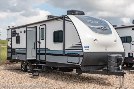 11/14/19 &lt;a href=&quot;http://www.mhsrv.com/travel-trailers/&quot;&gt;&lt;img src=&quot;http://www.mhsrv.com/images/sold-traveltrailer.jpg&quot; width=&quot;383&quot; height=&quot;141&quot; border=&quot;0&quot;&gt;&lt;/a&gt;   Used Forest River RV for Sale- 2017 Forest River Surveyor 2851KDS with 2 slides. This RV is approximately 28 feet in length and features aluminum wheels, 2 ducted A/Cs with heat pumps, electric &amp; gas water heater, power patio awning, pass-thru storage, black tank rinsing system, water filtration system, exterior grill, exterior entertainment center, booth converts to sleeper, fireplace, power roof vent, microwave, 3 burner range with oven, glass door shower, 3 flat panel TVs and much more. For additional information and photos please visit Motor Home Specialist at www.MHSRV.com or call 800-335-6054.