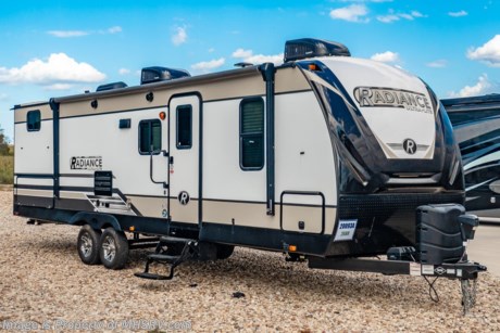 11/14/19 &lt;a href=&quot;http://www.mhsrv.com/travel-trailers/&quot;&gt;&lt;img src=&quot;http://www.mhsrv.com/images/sold-traveltrailer.jpg&quot; width=&quot;383&quot; height=&quot;141&quot; border=&quot;0&quot;&gt;&lt;/a&gt;   Used Cruiser RV for Sale- 2019 Cruiser Radiance 26BH Bunk Model with 1 slide. This RV is approximately 26 feet in length and features aluminum wheels, 2 ducted A/Cs with heat pumps, electric &amp; gas water heater, power patio awning, pass-thru storage, black tank rinsing system, water filtration system, fiberglass roof, booth converts to sleeper, fireplace, sink covers, microwave, 3 burner range with oven, king size bed, flat panel TV and much more. For additional information and photos please visit Motor Home Specialist at www.MHSRV.com or call 800-335-6054.