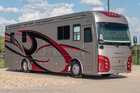 /sold 8/6/20 The new 2020 Foretravel IC-37 LS2 (Luxury Suite 2) is powered by the Cummins L450 K2 with 1250 ft/lbs. of Torque, Allison 3000 MH 6-Speed Transmission and a Spartan K2 chassis.  Options include the beautiful Crimson Sand exterior paint, Walnut interior wood, Steel Gray interior package, central vacuum cleaner with VacPan, electric floor heat under the tile floor, 360 camera system, shoe storage recessed in the passenger side wardrobe, safe and a stacked washer/dryer. From the first Super Luxura to today’s custom-built ih, Foretravel has always been committed to manufacturing a motorcoach that boasts superior ride and handling as well as a beautiful fit and finish. 