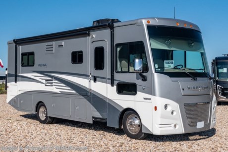 1/2/20 &lt;a href=&quot;http://www.mhsrv.com/winnebago-rvs/&quot;&gt;&lt;img src=&quot;http://www.mhsrv.com/images/sold-winnebago.jpg&quot; width=&quot;383&quot; height=&quot;141&quot; border=&quot;0&quot;&gt;&lt;/a&gt; Used Winnebago RV for Sale- 2019 Winnebago Vista LX 27N with 3 slides and 2,028 miles. This RV is approximately 28 feet in length and features a Ford V10 engine, Ford chassis, hydraulic leveling system, A/C with heat pump, 4KW Onan gas generator, power visor, electric &amp; gas water heater, power patio awning, pass-thru storage with side swing baggage doors, LED running lights, black tank rinsing system, water filtration system, exterior shower, inverter, booth converts to sleeper, dual pane windows, day/night shades, solid surface kitchen counter with sink covers, convection microwave, 3 burner range with oven, glass door shower with seat, safe, power drop-down loft, 2 flat panel TVs and much more. For additional information and photos please visit Motor Home Specialist at www.MHSRV.com or call 800-335-6054.