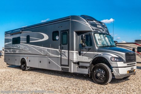 /sold 8/6/20 MSRP $355,243. 2020 DynaMax DX3 model 37RB with 3 slides and a bath &amp; 1/2. Perhaps the most luxurious yet affordable Super C motor home on the market! Features include the exclusive D-Max design which maximizes structural integrity &amp; stability, Bilstein oversized shock absorbers, diesel Aqua Hot system, Kenwood dash infotainment system, brake controller, newly designed aerodynamic fiberglass front &amp; rear caps, vacuum-Laminated 2&quot; insulated floor, rear LED docking lights, brake controller, one-piece fiberglass roof, Roto-Formed ribbed storage compartments, side-hinged aluminum compartment doors with paddle latches, integrated Carefree Mirage roof-mounted awnings with LED lighting, heavy duty electric triple series 25 entry step, clear vision frameless windows, Sani-Con emptying system with macerating pump, decorative crown molding, MCD day/night shades, solid surface countertops, dual A/Cs with heat pumps, 8KW Onan diesel generator, 3,000 watt inverter with low voltage automatic start and 2 upgraded 4D AGM house batteries. This Model is powered by the 8.9L Cummins 350HP diesel engine with 1,000 lbs. of torque &amp; massive 33,000 lb. Freightliner M-2 chassis with 20,000 lb. hitch and 4 point fully automatic hydraulic leveling jacks. This RV also features the Black Out Package that includes custom C9 grill, wheels, headlight bezels, exterior grab handle trim, vents, and rear rock guard. Additional options include the beautiful full body exterior 4-Color package, tire pressure monitoring system, washer/dryer, all electric package, Innomax adjustable comfort digital smart bed, solar panels, JBL premium cab sound system, Mobileye Collision Avoidance System and an In-Dash Garmin RV navigation system. The DX3 also features an exterior entertainment center, Jacobs C-Brake with low/off/high dash switch, Allison transmission, air brakes with 4 wheel ABS, twin aluminum fuel tanks, electric power windows, remote keyless pad at entry door, In-Motion satellite, flush mounted LED ceiling lights, convection microwave, residential refrigerator, touch screen premium AM/FM/CD/DVD radio, color back-up camera and two color side view cameras.  For more complete details on this unit and our entire inventory including brochures, window sticker, videos, photos, reviews &amp; testimonials as well as additional information about Motor Home Specialist and our manufacturers please visit us at MHSRV.com or call 800-335-6054. At Motor Home Specialist, we DO NOT charge any prep or orientation fees like you will find at other dealerships. All sale prices include a 200-point inspection, interior &amp; exterior wash, detail service and a fully automated high-pressure rain booth test and coach wash that is a standout service unlike that of any other in the industry. You will also receive a thorough coach orientation with an MHSRV technician, an RV Starter&#39;s kit, a night stay in our delivery park featuring landscaped and covered pads with full hook-ups and much more! Read Thousands upon Thousands of 5-Star Reviews at MHSRV.com and See What They Had to Say About Their Experience at Motor Home Specialist. WHY PAY MORE?... WHY SETTLE FOR LESS?