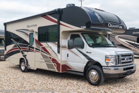 /SOLD 8/9/20 MSRP $123,552.  New 2020 Thor Motor Coach Quantum LH26 Class C RV is approximately 27 feet 6 inches in length with 2 slides, cab over loft, Ford E-450 chassis and a Ford Triton V-10 engine. New features included in the 2020 Quantum Class C include new window treatments, new fiberglass front cap with skylight &amp; power shade, Winegard ConnecT 2.0 WiFi/4G/TV antenna, counter colors, HDMI video distribution box, new furniture covering &amp; flooring colors, a pocket door to close off the bedroom for the KW29 and much more. Options include the Platinum package which includes touchscreen dash radio with backup monitor and navigation, stainless steel wheel liners, premium window privacy roller shades, solid surface kitchen counter top and exterior shower. Additional options include the beautiful partial paint exterior, exterior entertainment center, convection microwave, 3 burner cooktop with glass cover, theater seats, single child safety tether, cabover safety net, upgraded A/C, heated remote mirrors with side cameras seat and a cockpit carpet mat. The Quantum Class C RV has an incredible list of standard features including beautiful hardwood cabinets, a cabover loft with skylight (N/A with cabover entertainment center), dash applique, power windows and locks, power patio awning with integrated LED lighting, roof ladder, in-dash media center, Onan generator, cab A/C, battery disconnect switch and much more. For more complete details on this unit and our entire inventory including brochures, window sticker, videos, photos, reviews &amp; testimonials as well as additional information about Motor Home Specialist and our manufacturers please visit us at MHSRV.com or call 800-335-6054. At Motor Home Specialist, we DO NOT charge any prep or orientation fees like you will find at other dealerships. All sale prices include a 200-point inspection, interior &amp; exterior wash, detail service and a fully automated high-pressure rain booth test and coach wash that is a standout service unlike that of any other in the industry. You will also receive a thorough coach orientation with an MHSRV technician, an RV Starter&#39;s kit, a night stay in our delivery park featuring landscaped and covered pads with full hook-ups and much more! Read Thousands upon Thousands of 5-Star Reviews at MHSRV.com and See What They Had to Say About Their Experience at Motor Home Specialist. WHY PAY MORE?... WHY SETTLE FOR LESS?