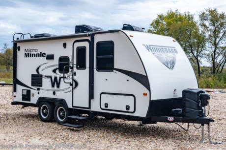 1/2/20 &lt;a href=&quot;http://www.mhsrv.com/travel-trailers/&quot;&gt;&lt;img src=&quot;http://www.mhsrv.com/images/sold-traveltrailer.jpg&quot; width=&quot;383&quot; height=&quot;141&quot; border=&quot;0&quot;&gt;&lt;/a&gt; Used Winnebago RV for Sale- 2018 Winnebago Micro Minnie 3106DS with 1 slide. This RV is approximately 21 feet 11 inches in length and features a ducted A/C, electric &amp; gas water heater, power patio awning, pass-thru storage, black tank rinsing system, exterior shower, day/night shades, solid surface kitchen counter with sink cover, microwave, 3 burner range with oven, flat panel TV and much more. For additional information and photos please visit Motor Home Specialist at www.MHSRV.com or call 800-335-6054.
