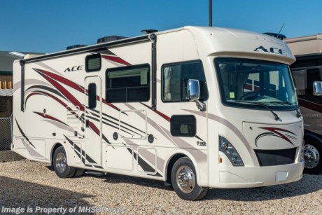 11/14/19 &lt;a href=&quot;http://www.mhsrv.com/thor-motor-coach/&quot;&gt;&lt;img src=&quot;http://www.mhsrv.com/images/sold-thor.jpg&quot; width=&quot;383&quot; height=&quot;141&quot; border=&quot;0&quot;&gt;&lt;/a&gt;   **Consignment** Used Thor Motor Coach RV for Sale- 2018 Thor ACE 27.2 with 2 slides and 7,873 miles. This RV is approximately 28 feet 9 inches in length and features a Ford V10 engine, Ford chassis, automatic leveling system, 8K lb. hitch, 3 camera monitoring system, ducted A/C, 4KW Onan gas generator, electric &amp; gas water heater, power patio awning, black tank rinsing system, exterior shower, exterior entertainment center, booth converts to sleeper, night shades, microwave, 3 burner range with oven, glass door shower, king size bed, power drop-down loft, 3 flat panel TVs and much more. For additional information and photos please visit Motor Home Specialist at www.MHSRV.com or call 800-335-6054.