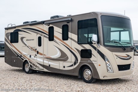 2/18/20 &lt;a href=&quot;http://www.mhsrv.com/thor-motor-coach/&quot;&gt;&lt;img src=&quot;http://www.mhsrv.com/images/sold-thor.jpg&quot; width=&quot;383&quot; height=&quot;141&quot; border=&quot;0&quot;&gt;&lt;/a&gt;   Used Thor Motor Coach RV for Sale- 2018 Thor Windsport 31Z with 2 slides and 17,989 miles. This RV is approximately 32 feet 9 inches in length and features a Ford engine, Ford chassis, automatic leveling system, 8K lb. hitch, 3 camera monitoring system, 2 ducted A/Cs, 5.5KW Onan gas generator, power visor, electric &amp; gas water heater, power patio awning, LED running lights, black tank rinsing system, exterior shower, exterior entertainment center, inverter, booth converts to sleeper, night shades, solid surface kitchen counter with sink covers, microwave, 3 burner range with oven, glass door shower, power drop-down loft, 3 flat panel TVs and much more. For additional information and photos please visit Motor Home Specialist at www.MHSRV.com or call 800-335-6054.