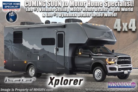 3/1/21 &lt;a href=&quot;http://www.mhsrv.com/other-rvs-for-sale/dynamax-rv/&quot;&gt;&lt;img src=&quot;http://www.mhsrv.com/images/sold-dynamax.jpg&quot; width=&quot;383&quot; height=&quot;141&quot; border=&quot;0&quot;&gt;&lt;/a&gt;  MSRP $231,714. The 2021 Dynamax Isata 5 Series model 28SS Super C features include 1 slide, full-speed forward collision warn plus, adaptive cruise control, 8KW Onan generator, fiberglass roof, leatherette reclining captains chairs, remote key-less entry, front cab over loft area, roller shades, full extension drawer guides, LED TV in living area, residential refrigerator, convection microwave oven, solid surface kitchen counter, inverter, automatic generator start, exterior shower and tank-less on-demand water heater. This adventure-ready RV features the Xplorer Package which includes dual pane dark-tinted frameless windows, insulated cab curtain, four lithium house batteries, solar package, insulated utility bay with secondary tank heater. Optional features includes the beautiful full body paint, 4x4 chassis upgrade, rear rock guard, 2-stage self leveling front air suspension, slide-out utility kitchen, and an Innomax Adjustable Comfort digital smart bed. The Isata 5 Series is powered by the Ram&#174; 5500 SLT Chassis, Cummins&#174; 6.7L I6 Turbo Diesel Engine (360hp/800 ft.-lbs. of Torque), 6-Speed automatic transmission and features a 10,000 lb. hitch. For 2 year limited warranty details contact Dynamax or a MHSRV representative. For more complete details on this unit and our entire inventory including brochures, window sticker, videos, photos, reviews &amp; testimonials as well as additional information about Motor Home Specialist and our manufacturers please visit us at MHSRV.com or call 800-335-6054. At Motor Home Specialist, we DO NOT charge any prep or orientation fees like you will find at other dealerships. All sale prices include a 200-point inspection, interior &amp; exterior wash, detail service and a fully automated high-pressure rain booth test and coach wash that is a standout service unlike that of any other in the industry. You will also receive a thorough coach orientation with an MHSRV technician, an RV Starter&#39;s kit, a night stay in our delivery park featuring landscaped and covered pads with full hook-ups and much more! Read Thousands upon Thousands of 5-Star Reviews at MHSRV.com and See What They Had to Say About Their Experience at Motor Home Specialist. WHY PAY MORE?... WHY SETTLE FOR LESS?
