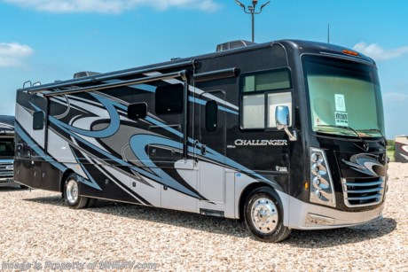 4-19-21 &lt;a href=&quot;http://www.mhsrv.com/thor-motor-coach/&quot;&gt;&lt;img src=&quot;http://www.mhsrv.com/images/sold-thor.jpg&quot; width=&quot;383&quot; height=&quot;141&quot; border=&quot;0&quot;&gt;&lt;/a&gt;  MSRP $214,763. The 2021 Thor Motor Coach Challenger 37FH Bath &amp; 1/2 luxury RV measures approximately 38 feet 11 inches in length and features (3) slide-out rooms, king size Tilt-A-View bed, fireplace, frameless dual pane windows, exterior entertainment center, LED lighting, beautiful decor, residential refrigerator, inverter and bedroom TV. This well appointed Challenger features the optional theater seats. The Thor Motor Coach Challenger also features one of the most impressive lists of standard equipment in the RV industry including a Ford V10 engine, 24-Series ford chassis with aluminum wheels, fully automatic hydraulic leveling system, all tile backsplash, electric overhead Hide-Away loft, electric patio awning with LED lighting, side hinged baggage doors, roller day/night shades, solid surface kitchen counter, dual roof A/C units, 5,500 Onan generator as well as heated and enclosed holding tanks. For additional details on this unit and our entire inventory including brochures, window sticker, videos, photos, reviews &amp; testimonials as well as additional information about Motor Home Specialist and our manufacturers please visit us at MHSRV.com or call 800-335-6054. At Motor Home Specialist, we DO NOT charge any prep or orientation fees like you will find at other dealerships. All sale prices include a 200-point inspection, interior &amp; exterior wash, detail service and a fully automated high-pressure rain booth test and coach wash that is a standout service unlike that of any other in the industry. You will also receive a thorough coach orientation with an MHSRV technician, a night stay in our delivery park featuring landscaped and covered pads with full hook-ups and much more! Read Thousands upon Thousands of 5-Star Reviews at MHSRV.com and See What They Had to Say About Their Experience at Motor Home Specialist. WHY PAY MORE? WHY SETTLE FOR LESS?