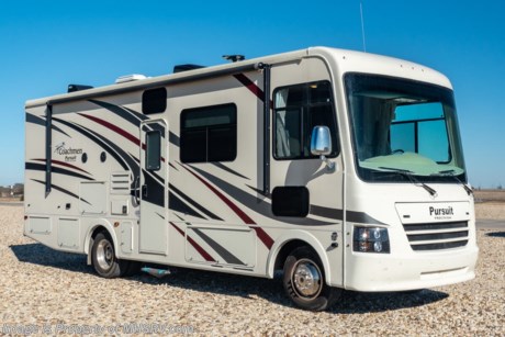 1/27/20 &lt;a href=&quot;http://www.mhsrv.com/coachmen-rv/&quot;&gt;&lt;img src=&quot;http://www.mhsrv.com/images/sold-coachmen.jpg&quot; width=&quot;383&quot; height=&quot;141&quot; border=&quot;0&quot;&gt;&lt;/a&gt;   Used Coachmen RV for Sale- 2019 Coachmen Pursuit 27DS with 9,367 miles is approximately 25 feet in length with a Ford 305 engine, automatic leveling system, 2 slides, Onan generator, 8K hitch, tilt steering wheel, cruise control, leather seating, booth converts to sleeper, gas/electric water heater, power patio awning, LED running lights, 7 foot ceilings, shades, exterior entertainment center, ladder, hardwood cabinets, microwave, solid surface counters, king bed and much more. For additional information and photos please visit Motor Home Specialist at www.MHSRV.com or call 800-335-6054.