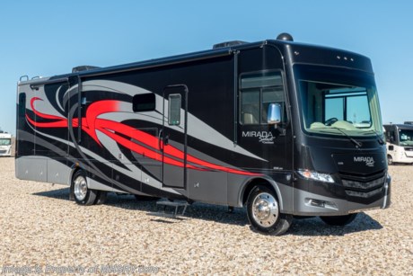 1/27/20 &lt;a href=&quot;http://www.mhsrv.com/coachmen-rv/&quot;&gt;&lt;img src=&quot;http://www.mhsrv.com/images/sold-coachmen.jpg&quot; width=&quot;383&quot; height=&quot;141&quot; border=&quot;0&quot;&gt;&lt;/a&gt;  Used Coachmen Class A for Sale- Used 2019 Coachmen Mirada Select 37TB for sale with only 7,995 miles, 2 slides, aluminum wheels, gas/electric water heater, power patio awning, LED running lights, black tank flush, cruise control, power visor, water filtration system, exterior entertainment center, clear paint mask, fiberglass roof, ladder, inverter, ceramic tile floors, leather seating, booth converts to sleeper, kitchen backsplash, fireplace, solar/black-out shades, power vents, convection microwave, residential refrigerator, glass shower door, king bed, 2 full baths and much more. For additional information and photos please visit Motor Home Specialist at www.MHSRV.com or call 800-335-6054.
