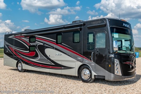 4-19-21 &lt;a href=&quot;http://www.mhsrv.com/thor-motor-coach/&quot;&gt;&lt;img src=&quot;http://www.mhsrv.com/images/sold-thor.jpg&quot; width=&quot;383&quot; height=&quot;141&quot; border=&quot;0&quot;&gt;&lt;/a&gt;  MSRP $331,350. The New 2021 Thor Motor Coach Aria Diesel Pusher Model 4000 2 full bath is approximately 40 feet 11 inches in length and features (3) slide-out rooms, 2 full baths, king size Tilt-A-View inclining bed, stainless steel residential refrigerator, solid surface counter tops, stack washer/dryer and (2) ducted 15,000 BTU A/Cs with heat pumps. This RV also features the Studio Collection package. The Aria is powered by a Cummins 360HP diesel engine, Freightliner XC-R raised rail chassis, Allison automatic transmission Air-Ride suspension and features automatic leveling jacks with touch pad controls, touchscreen dash radio with GPS, polished tile floors and much more. For more complete details on this unit and our entire inventory including brochures, window sticker, videos, photos, reviews &amp; testimonials as well as additional information about Motor Home Specialist and our manufacturers please visit us at MHSRV.com or call 800-335-6054. At Motor Home Specialist, we DO NOT charge any prep or orientation fees like you will find at other dealerships. All sale prices include a 200-point inspection, interior &amp; exterior wash, detail service and a fully automated high-pressure rain booth test and coach wash that is a standout service unlike that of any other in the industry. You will also receive a thorough coach orientation with an MHSRV technician, an RV Starter&#39;s kit, a night stay in our delivery park featuring landscaped and covered pads with full hook-ups and much more! Read Thousands upon Thousands of 5-Star Reviews at MHSRV.com and See What They Had to Say About Their Experience at Motor Home Specialist. WHY PAY MORE?... WHY SETTLE FOR LESS?