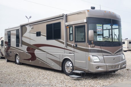 2/18/20 &lt;a href=&quot;http://www.mhsrv.com/winnebago-rvs/&quot;&gt;&lt;img src=&quot;http://www.mhsrv.com/images/sold-winnebago.jpg&quot; width=&quot;383&quot; height=&quot;141&quot; border=&quot;0&quot;&gt;&lt;/a&gt;   Used Winnebago Diesel Pusher for Sale- 2004 Winnebago Vectra 40KD with 60,632 miles, Cummins 400HP diesel engine, Freightliner chassis, 3 slides, automatic leveling jacks, aluminum wheels, ducted A/C, 7.5KW Onan generator, tilt steering wheel, power pedals, power visor, Trip Tek, Keyless entry, power door locks, cruise control, gas/electric water heater, power patio and door awnings, window awning, cargo tray, pass-thru storage, docking lights, black tank flush, water filtration system, power water hose reel, 50 AMP power cord reel, exterior shower, ladder, air horns, solar, inverter, tile floors, leather seating, central vacuum, day/night shades, hardwood cabinets, power vents, sink covers, convection microwave, combination washer/dryer, solid surface shower and much more. For additional information and photos please visit Motor Home Specialist at www.MHSRV.com or call 800-335-6054.