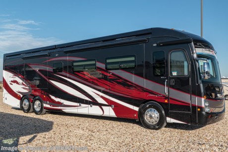 /sold 8/6/20 MSRP $553,818. All-New 2020 American Coach Revolution 42V Bath &amp; 1/2 Luxury RV is highlighted by (4) slide-outs, king size bed, Aqua Hot 400D heating system, push button start, LCD dash display with 10&quot; monitors, Firefly integration electronic control system and a full tile shower. Options include the beautiful full body paint and graphics package, in-motion satellite dish, roof mount second patio awning, technology package and a second slide-out tray. The American Revolution features one of the most impressive lists of standard features available today including a one piece fiberglass roof, 15K lb. hitch, independent front suspension, Freightliner Liberty Chassis with Ultrasteer tag axle, exterior entertainment center, induction cooktop with two burners, solid surface counter tops, conduction microwave, stackable washer/dryer, whole coach water filtration system, residential style tiled shower, 2800 watt pure sine inverter, power windshield shades and blinds, multiplex lighting, dual glazed radius windows, hardwood cabinetry, porcelain tile flooring and much more. For more complete details on this unit and our entire inventory including brochures, window sticker, videos, photos, reviews &amp; testimonials as well as additional information about Motor Home Specialist and our manufacturers please visit us at MHSRV.com or call 800-335-6054. At Motor Home Specialist, we DO NOT charge any prep or orientation fees like you will find at other dealerships. All sale prices include a 200-point inspection, interior &amp; exterior wash, detail service and a fully automated high-pressure rain booth test and coach wash that is a standout service unlike that of any other in the industry. You will also receive a thorough coach orientation with an MHSRV technician, an RV Starter&#39;s kit, a night stay in our delivery park featuring landscaped and covered pads with full hook-ups and much more! Read Thousands upon Thousands of 5-Star Reviews at MHSRV.com and See What They Had to Say About Their Experience at Motor Home Specialist. WHY PAY MORE?... WHY SETTLE FOR LESS?
