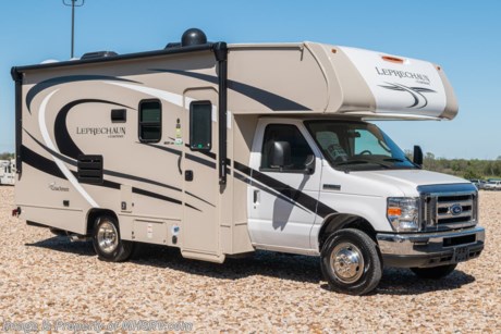 &lt;a href=&quot;http://www.mhsrv.com/coachmen-rv/&quot;&gt;&lt;img src=&quot;http://www.mhsrv.com/images/sold-coachmen.jpg&quot; width=&quot;383&quot; height=&quot;141&quot; border=&quot;0&quot;&gt;&lt;/a&gt; MSRP $92,666. New 2021 Coachmen Leprechaun Model 210RS. This Class C RV measures approximately 24 feet 9 inches in length with a cabover loft, Ford E-350 chassis. Options include a upgraded foldable mattress, driver &amp; passenger swivel seats, child safety net, 15K BTU low profile A/C with heat pump, exterior windshield cover, slide-out awning, molded fiberglass front cap and touch screen radio &amp; a back up monitor. For more complete details on this unit and our entire inventory including brochures, window sticker, videos, photos, reviews &amp; testimonials as well as additional information about Motor Home Specialist and our manufacturers please visit us at MHSRV.com or call 800-335-6054. At Motor Home Specialist, we DO NOT charge any prep or orientation fees like you will find at other dealerships. All sale prices include a 200-point inspection, interior &amp; exterior wash, detail service and a fully automated high-pressure rain booth test and coach wash that is a standout service unlike that of any other in the industry. You will also receive a thorough coach orientation with an MHSRV technician, an RV Starter&#39;s kit, a night stay in our delivery park featuring landscaped and covered pads with full hook-ups and much more! Read Thousands upon Thousands of 5-Star Reviews at MHSRV.com and See What They Had to Say About Their Experience at Motor Home Specialist. WHY PAY MORE?... WHY SETTLE FOR LESS?