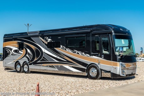 /SOLD 7-29-21 MSRP $757,741. All New 2021 Entegra Cornerstone Model 45Z is approximately 44 feet 11 inches in length and rides on a Spartan K3 tag axle chassis with IFS featuring Entegra’s exclusive X-Bridge framing, powered by a Cummins 15-liter ISX turbocharged 605HP engine 1,950 lb. ft. torque at 1,200 RPM, an Allison 4000 series transmission and is backed by Entegra Coach&#39;s superior 2-Year/24K Mile Limited Coach &amp; 5-Year Limited Structural Warranties. Options include the beautiful full body paint &amp; graphics package, upgraded Stonewall interior, 100&quot; Power Reclining Sofa, Winegard TRAV’LER dish network and solar panels. Entegra made the 2021 Cornerstone even more impressive with an incredible amount of updates including making the WiFi extender a standard feature, a kitchen window with slider and screen, solid pane kitchen window &amp; day/night shades for this window are electrically powered off the Vegatouch&#174; system, power driver’s cockpit window replacing the slider window, removable screen on entry door with a high grade cloth storage bag, added individual shut of valves to centralized water distribution point in wet bay, Aqua View Showermi$er with “GREEN” technology saves fresh water, free-standing dinette chairs now with industry-exclusive swivel seat base for great ergonomic functionality, additional A/C vent in rear wardrobe now on all floorplans, switched to EZ clean stainless 24” Fisher &amp; Paykel&#174; dishwasher drawer with easy access to controls, single bowl Blanco granite kitchen sink which is not only non-porous &amp; hygienic but resistant to stains, scratches and chips, upscale tile on the floor, backsplash and shower high class quartz countertops, Saniflo macerator toilet, replaced the touch lights with the standard LED lights used throughout the rest of the coach and many more updates. For more complete details on this unit and our entire inventory including brochures, window sticker, videos, photos, reviews &amp; testimonials as well as additional information about Motor Home Specialist and our manufacturers please visit us at MHSRV.com or call 800-335-6054. At Motor Home Specialist, we DO NOT charge any prep or orientation fees like you will find at other dealerships. All sale prices include a 200-point inspection, interior &amp; exterior wash, detail service and a fully automated high-pressure rain booth test and coach wash that is a standout service unlike that of any other in the industry. You will also receive a thorough coach orientation with an MHSRV technician, an RV Starter&#39;s kit, a night stay in our delivery park featuring landscaped and covered pads with full hook-ups and much more! Read Thousands upon Thousands of 5-Star Reviews at MHSRV.com and See What They Had to Say About Their Experience at Motor Home Specialist. WHY PAY MORE?... WHY SETTLE FOR LESS?