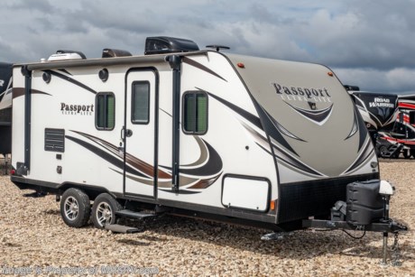 4/15/20 &lt;a href=&quot;http://www.mhsrv.com/travel-trailers/&quot;&gt;&lt;img src=&quot;http://www.mhsrv.com/images/sold-traveltrailer.jpg&quot; width=&quot;383&quot; height=&quot;141&quot; border=&quot;0&quot;&gt;&lt;/a&gt;    Used Keystone RV for Sale- 2018 Keystone Passport Ultra Lite Express 199ML with 1 slide. This RV is approximately 22 feet 9 inches in length and features aluminum wheels, roof A/C with heat pump, electric &amp; gas water heater, power patio awning, LED running lights, black tank rinsing system, exterior shower, booth converts to sleeper, solid surface kitchen counter with sink covers, microwave, 3 burner range with oven, flat panel TV and much more. For additional information and photos please visit Motor Home Specialist at www.MHSRV.com or call 800-335-6054.