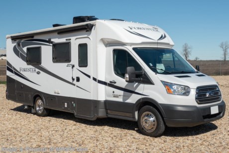 /PICKED UP 7/14/20 **Consignment** Used Forest River RV for Sale- 2018 Forest River Forester 2371D with 1 slide and 8,264 miles. This RV is approximately 26 feet 1 inch in length and features a Ford diesel engine, Ford chassis, 3 camera monitoring system, ducted A/C, 2.5KW Onan LP generator, power windows and door locks, water heater, power patio awning, LED running lights, exterior shower, power roof vent, solar/black-out shades, sink covers, convection microwave, 2 burner range, 2 flat panel TVs and much more. For additional information and photos please visit Motor Home Specialist at www.MHSRV.com or call 800-335-6054.
